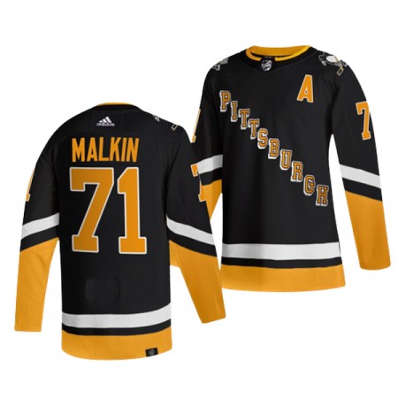 Pittsburgh Penguins Trikot Evgeni Malkin 71 Adidas Schwarz Ausweich Authentic - Herren